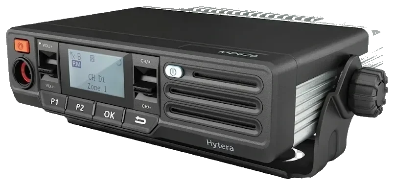 Rádio comunicador móvel Hytera MD620 para instalação veicular ou fixa